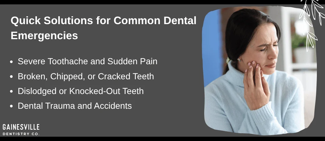 Common Dental Emergencies and Immediate Solutions