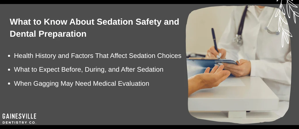 Safety, Preparation, and the Dentist Consultation