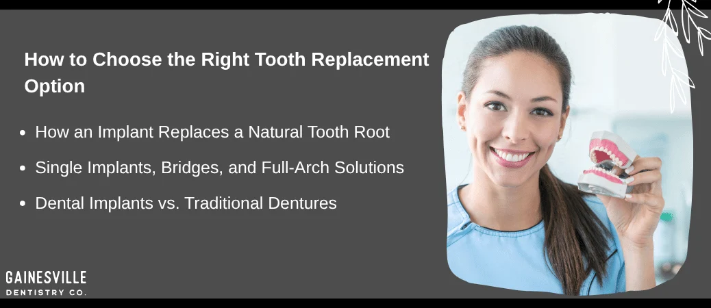 Which Tooth Replacement Option Is Right for You